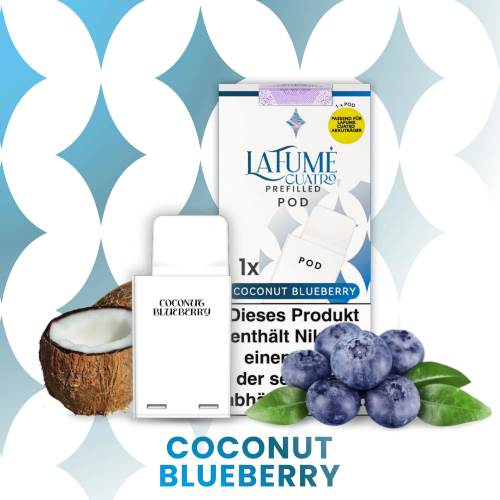 La Fumé Cuatro Pods Coconut Blueberry 20mg/ml