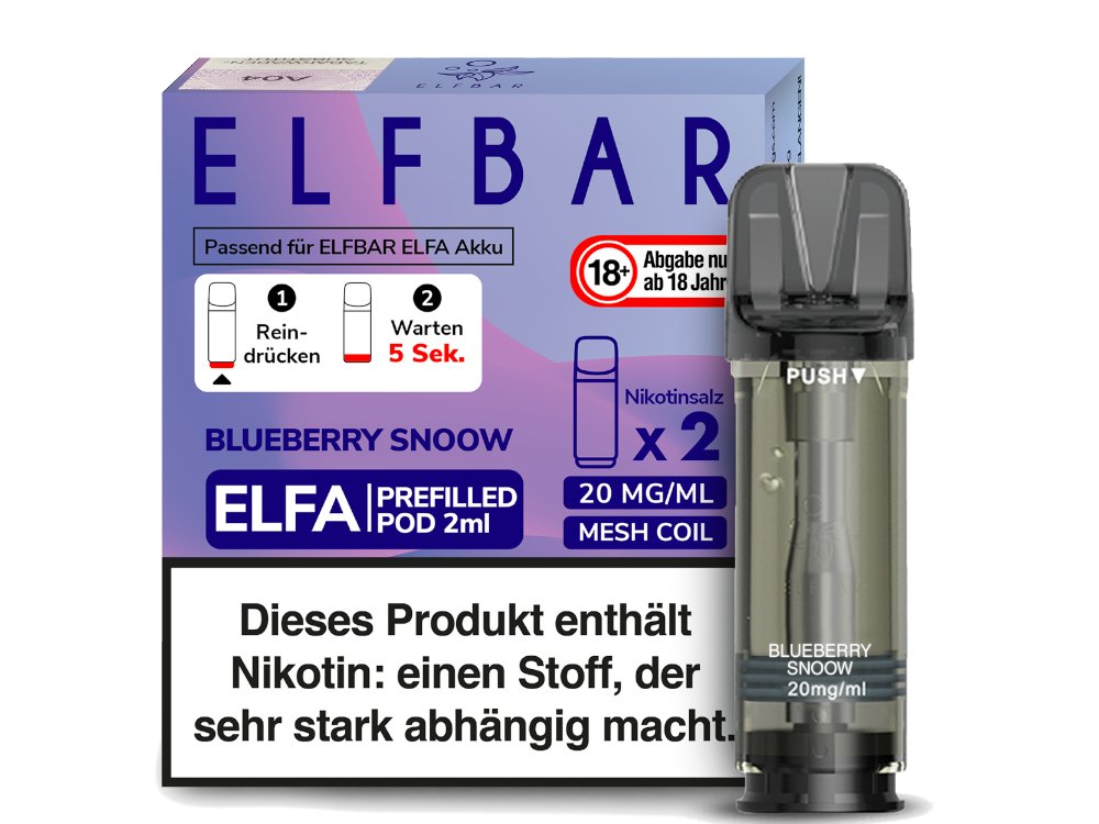 ELF BAR ELFA Liquid Pods Berry Snoow