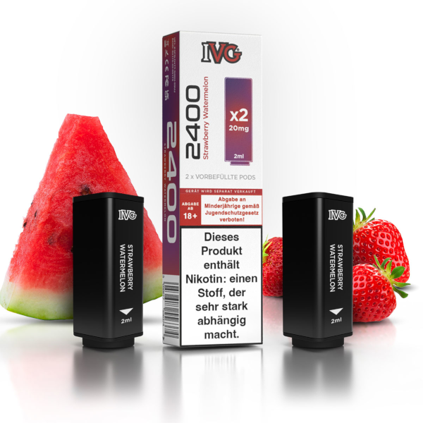 IVG 2400 Strawberry Watermelon Liquid Pods