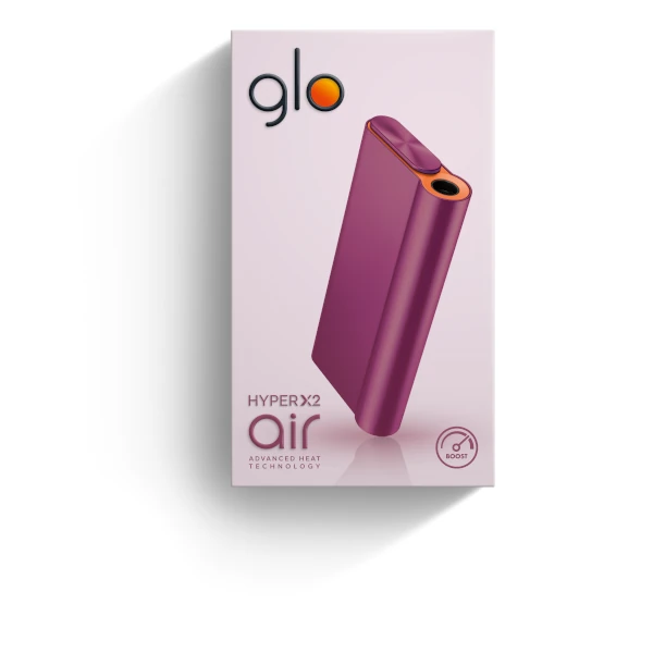 glo Hyper X2 Air Tabak Heater Pink