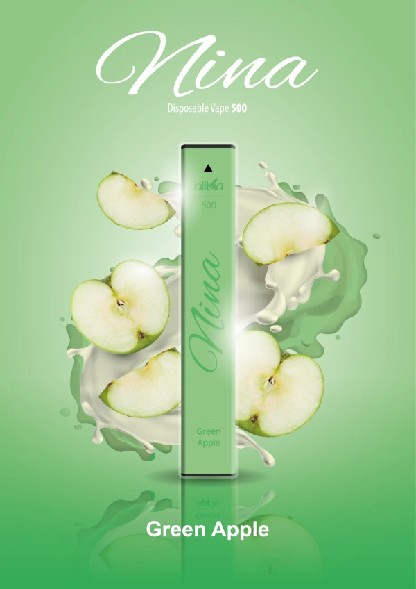 Nina Vape 500 Green Apple 20mg/ml