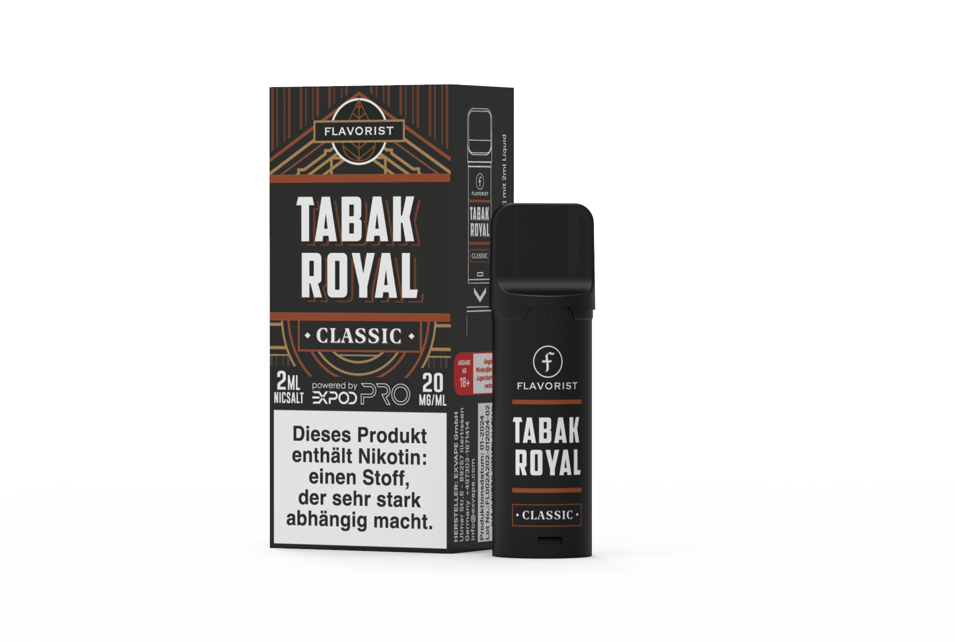 ExPod Pro Liquid Pods Tabak Royal
