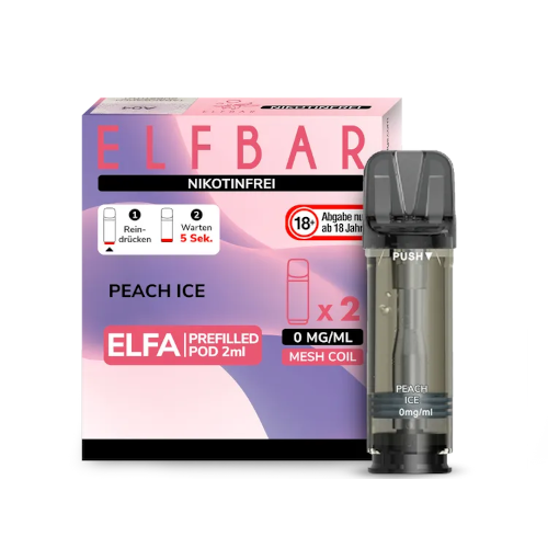 ELF BAR ELFA Liquid Pods Peach Ice Nikotinfrei