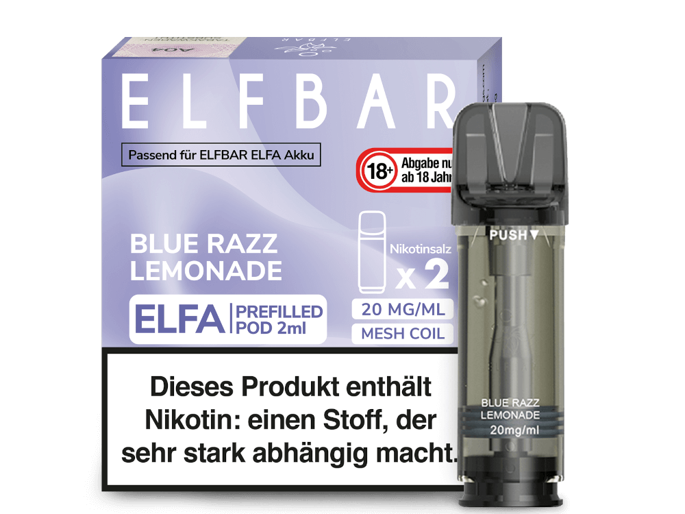 ELF BAR ELFA Liquid Pods Blue Razz Lemonade
