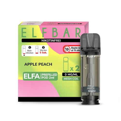 ELF BAR ELFA Liquid Pods Apple Peach Nikotinfrei