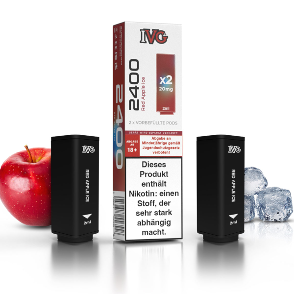 IVG 2400 Red Apple Ice Liquid Pods