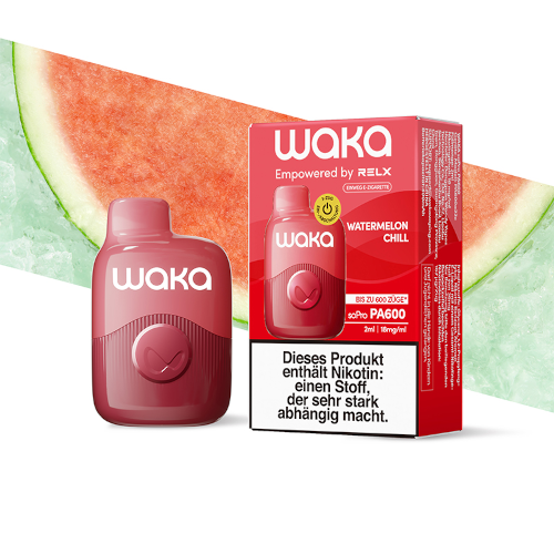 Waka Sopro 600 Vape Watermelon Chill 18mg/ml