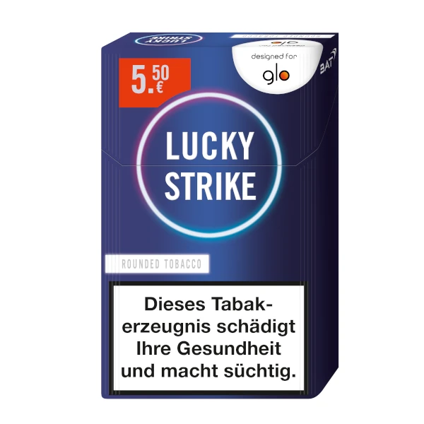 glo Lucky Strike Rounded Tobacco Sticks