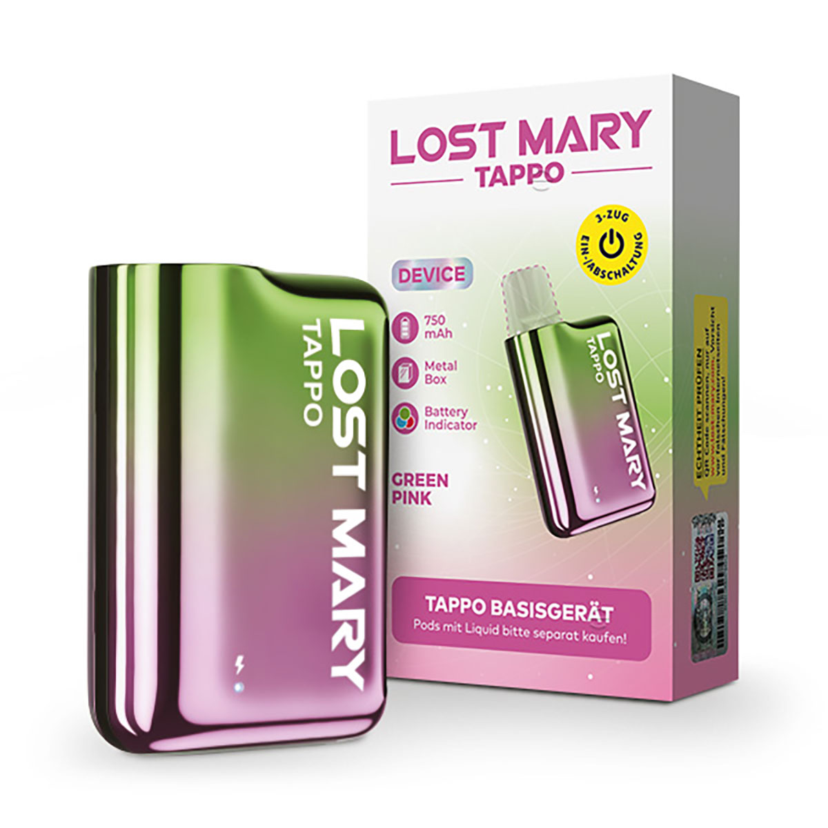 Lost Mary Tappo Green Pink Device