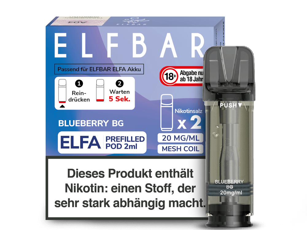 ELF BAR ELFA Liquid Pods Blueberry BG