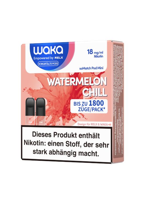 WAKA soMatch Pods Mini Watermelon Chill 18mg/ml