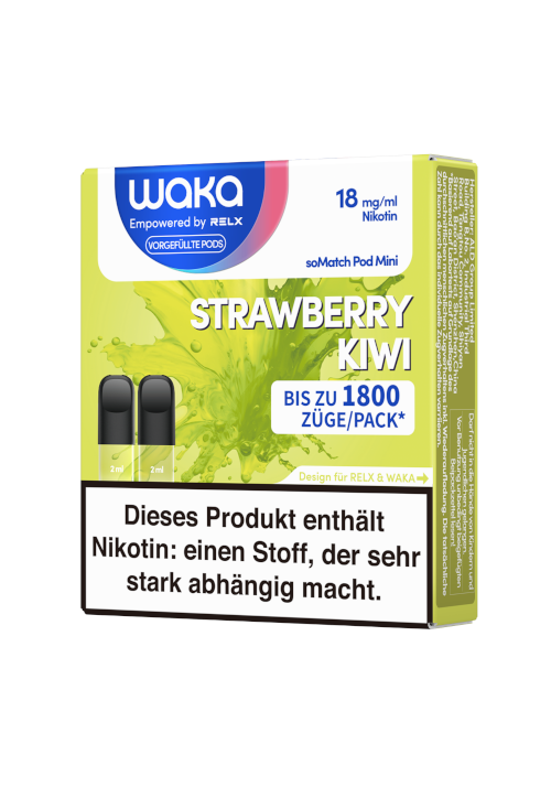WAKA soMatch Pods Mini Strawberry Kiwi 18mg/ml