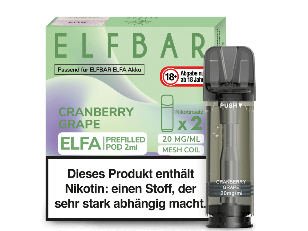 ELF BAR ELFA Liquid Pods Cranberry Grape