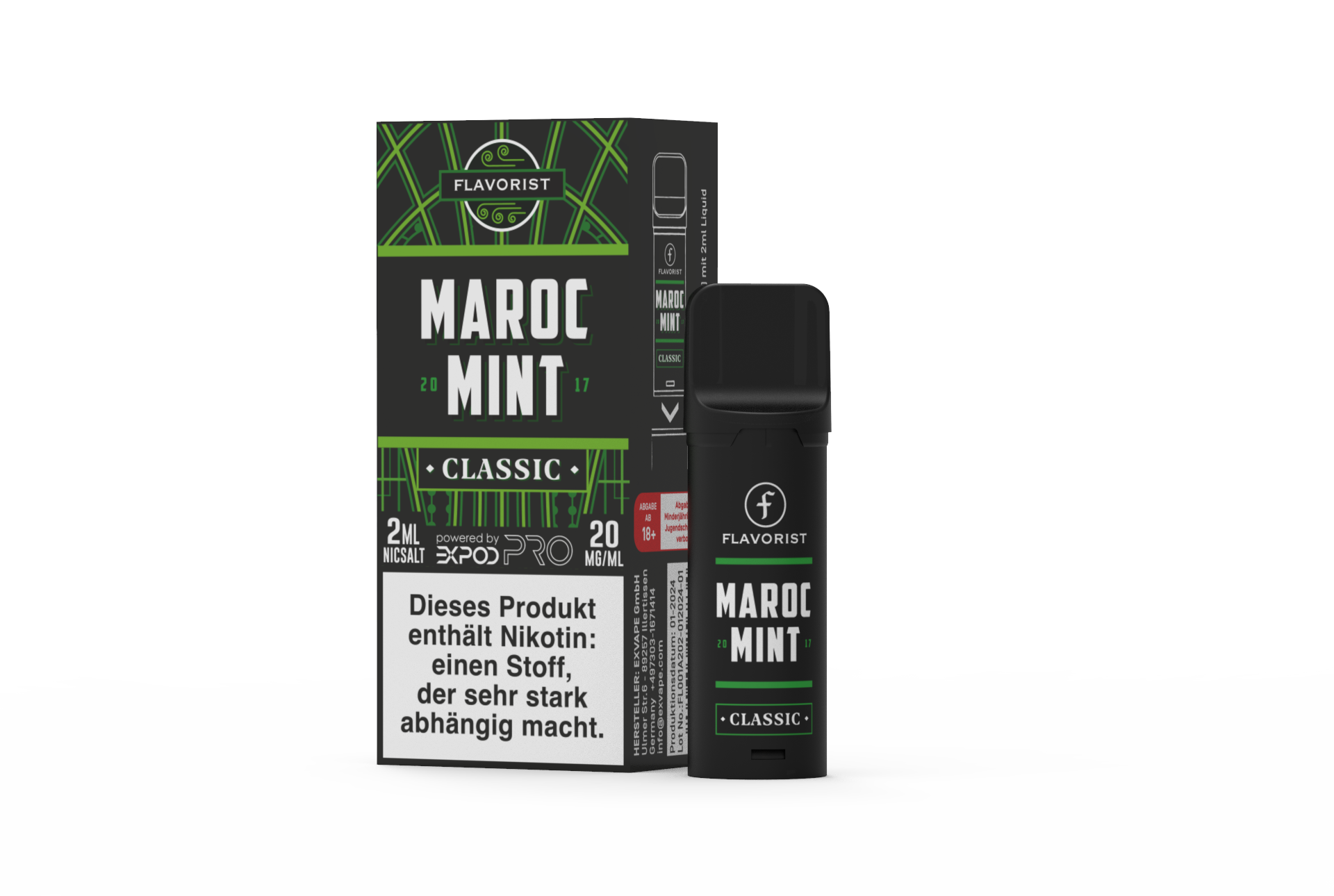 ExPod Pro Liquid Pods Maroc Mint