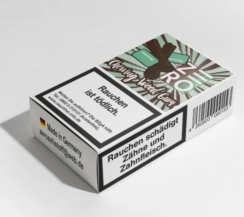 Zero Tabakersatz Chewing Wood Gum - Nikotinfrei