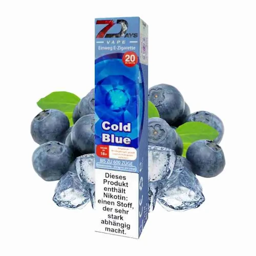 7 Days Cold Blue Vape 20 mg/ml