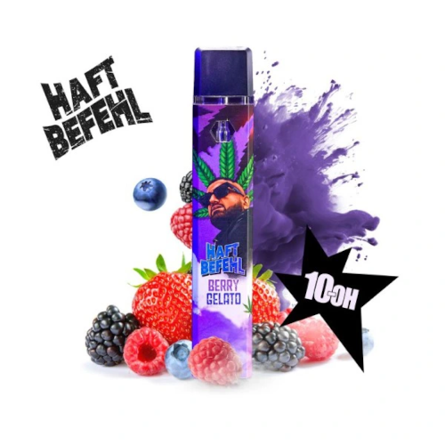 Haftbefehl 10-OH Einwegvape Berry Gelato