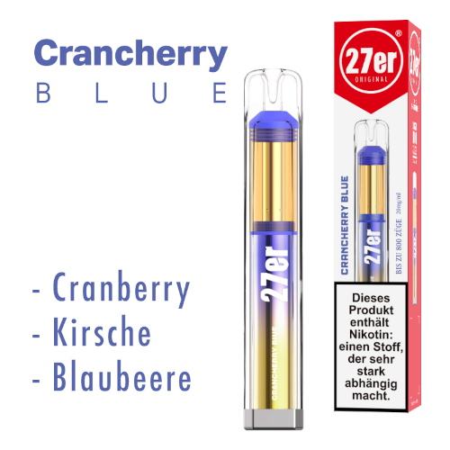 27er Original Crancherry Blue 20mg/ml