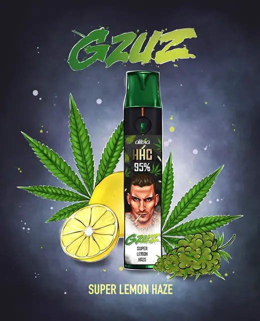 GZUZ HHC Super Lemon Haze - HHC Vapes