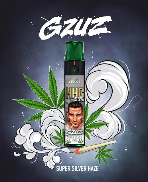 GZUZ HHC Super Silver Haze - HHC Vapes