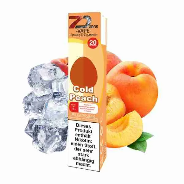 7 Days Cold Peach Vape 20 mg/ml
