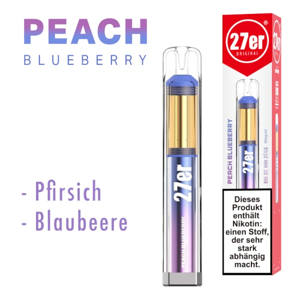 27er Original Peach Blueberry 20mg/ml