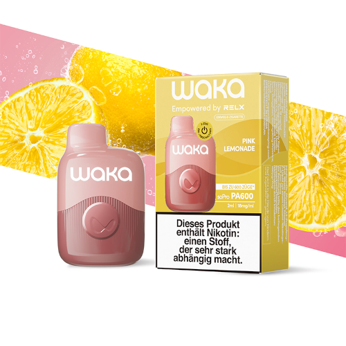 Waka Sopro 600 Vape Pink Lemonade 18mg/ml
